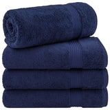 American Soft Linen Bekos 100% Cotton Turkish 4-Piece Bath Towel Sets, Wholesale Luxury Bath Towels