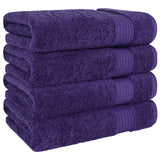 American Soft Linen Bekos 100% Cotton Turkish 4-Piece Bath Towel Sets, Wholesale Luxury Bath Towels