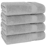 American Soft Linen Bekos 100% Cotton Turkish 4-Piece Bath Towel Sets, Wholesale Luxury Bath Towels
