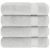 American Soft Linen Bekos 100% Cotton Turkish 4-Piece Bath Towel Sets, Wholesale Luxury Bath Towels