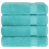 American Soft Linen Bekos 100% Cotton Turkish 4-Piece Bath Towel Sets, Wholesale Luxury Bath Towels