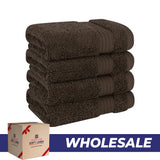 American Soft Linen Bekos 100% Cotton Turkish 4-Piece Washcloth Towel Sets, Wholesale Luxury Towels