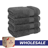 American Soft Linen Bekos 100% Cotton Turkish 4-Piece Washcloth Towel Sets, Wholesale Luxury Towels