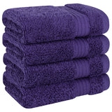 American Soft Linen Bekos 100% Cotton Turkish 4-Piece Washcloth Towel Sets, Wholesale Luxury Towels