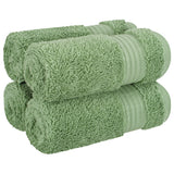 American Soft Linen Bekos 100% Cotton Turkish 4-Piece Washcloth Towel Sets, Wholesale Luxury Towels