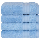 American Soft Linen Bekos 100% Cotton Turkish 4-Piece Washcloth Towel Sets, Wholesale Luxury Towels