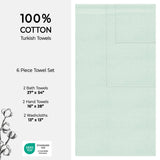 American Soft Linen Bekos 100% Cotton 6-Piece Turkish Bath Towel Sets, Wholesale Luxury Bath Towels