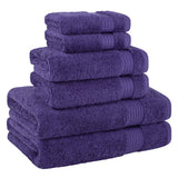 American Soft Linen Bekos 100% Cotton 6-Piece Turkish Bath Towel Sets, Wholesale Luxury Bath Towels