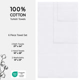 American Soft Linen Bekos 100% Cotton 6-Piece Turkish Bath Towel Sets, Wholesale Luxury Bath Towels