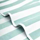 American Soft Linen, Premium Cotton 4 Pack Beach Towels, 30" x 60" Cabana Striped Pool Towels