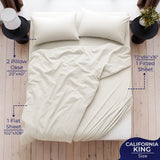 American Soft Linen Luxury 100% Cotton Sateen Weave Sheets Set - Premium Bed Sheet Sets