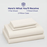 American Soft Linen Luxury 100% Cotton Sateen Weave Sheets Set - Premium Bed Sheet Sets