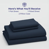 American Soft Linen Luxury 100% Cotton Sateen Weave Sheets Set - Premium Bed Sheet Sets