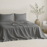American Soft Linen Luxury 100% Cotton Sateen Weave Sheets Set - Premium Bed Sheet Sets