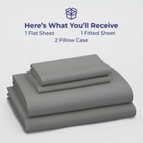 American Soft Linen Luxury 100% Cotton Sateen Weave Sheets Set - Premium Bed Sheet Sets