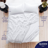 American Soft Linen Luxury 100% Cotton Sateen Weave Sheets Set - Premium Bed Sheet Sets