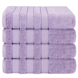 Salem 4 Piece 100% Cotton Luxury Turkish Bath Towel Sets