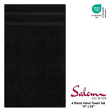 Salem 4 Piece 100% Cotton Luxury Turkish Hand Towel Sets