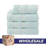 Salem 4 Piece 100% Cotton Luxury Turkish Hand Towel Sets - Wholesale hand towels