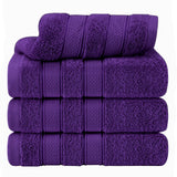 Salem 4 Piece 100% Cotton Luxury Turkish Hand Towel Sets - Wholesale hand towels