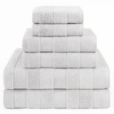American Soft Linen Sense Collection 100% Micro Cotton Premium 6 Piece Towel Set, 600 GSM Ultra Soft and Plush Towels for Bathroom