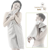American Soft Linen Sense Collection 100% Micro Cotton Premium 6 Piece Towel Set, 600 GSM Ultra Soft and Plush Towels for Bathroom