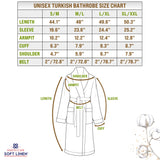 American Soft Linen Triga - Bamboo Robes for Women and Men, Unisex Plush Spa Lounging Bathrobe, 1 Piece Cozy Robe for Couples After Shower