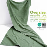 40x80 Oversized Bath Sheets – 12 Pack | Premium 600 GSM Cotton