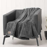American Soft Linen Bedding Fleece Blanket, Plush Fuzzy Cozy Soft Blanket for Bed, Sofa, Couch