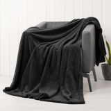 American Soft Linen Bedding Fleece Blanket, Plush Fuzzy Cozy Soft Blanket for Bed, Sofa, Couch