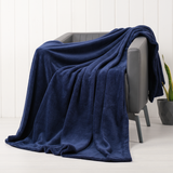 American Soft Linen Bedding Fleece Blanket, Plush Fuzzy Cozy Soft Blanket for Bed, Sofa, Couch