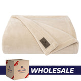 American Soft Linen Bedding Fleece Blanket Wholesale