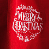 American Soft Linen Christmas Towels Bathroom Set, 2 Packed Embroidered Decorative 100% Cotton Hand Towels, Dish Towels for Decor Xmas