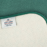American Soft Linen Fluffy Foamed Bath Rug, 21x32 inches Bath Rugs for Bathroom, 100% Polyester Upper Fluffy Surface and Grip Enhanced Base - 18 Set Case Pack