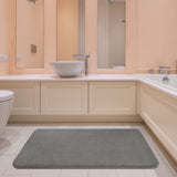 American Soft Linen Fluffy Foamed Bath Rug, 21x32 inches Bath Rugs for Bathroom, 100% Polyester Upper Fluffy Surface and Grip Enhanced Base - 18 Set Case Pack