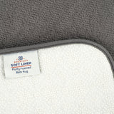 American Soft Linen Fluffy Foamed Bath Rug, 21x32 inches Bath Rugs for Bathroom, 100% Polyester Upper Fluffy Surface and Grip Enhanced Base - 18 Set Case Pack