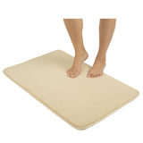 American Soft Linen Fluffy Foamed Bath Rug, 21x32 inches Bath Rugs for Bathroom, 100% Polyester Upper Fluffy Surface and Grip Enhanced Base - 18 Set Case Pack