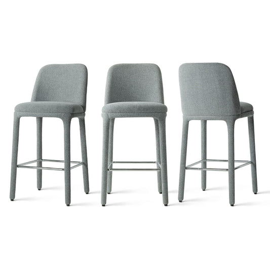 Anderson 26.5" Modern Upholstered Counter Stool (Set of 3)