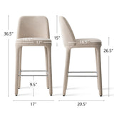 Anderson 26.5" Modern Upholstered Counter Stool (Set of 2)