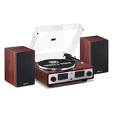Angels Horn AH6 Turntable HiFi System - Premium Record Player with Speaker