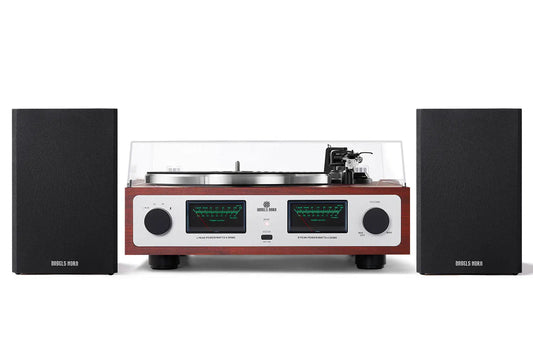 Angels Horn AH6 Turntable HiFi System - Premium Record Player with Speaker