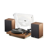 Angels Horn H00501 Hi-Fi Bluetooth Turntable with Stereo Bookshelf Speakers