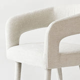 Anna Modern Upholstered Dining Chairs with Arm (Set of 2)
