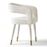 Anna Modern Upholstered Dining Chairs with Arm (Set of 6)