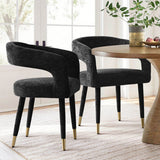 Anna Modern Upholstered Dining Chairs with Arm (Set of 6)