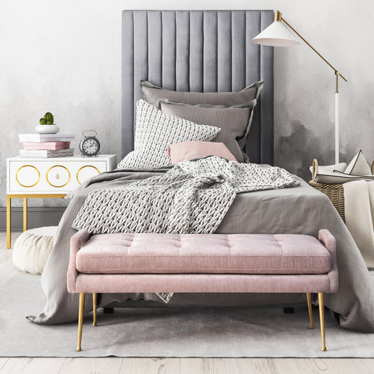 Eileen Velvet Bench