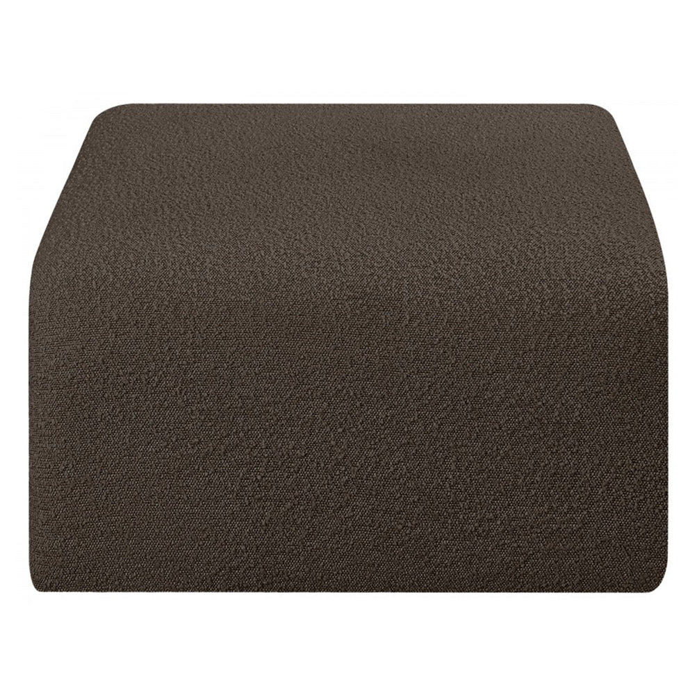 Arc Boucle Fabric Ottoman