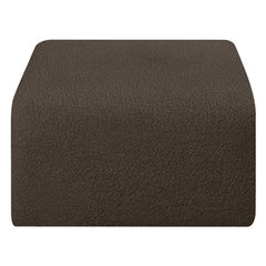 Arc Boucle Fabric Ottoman