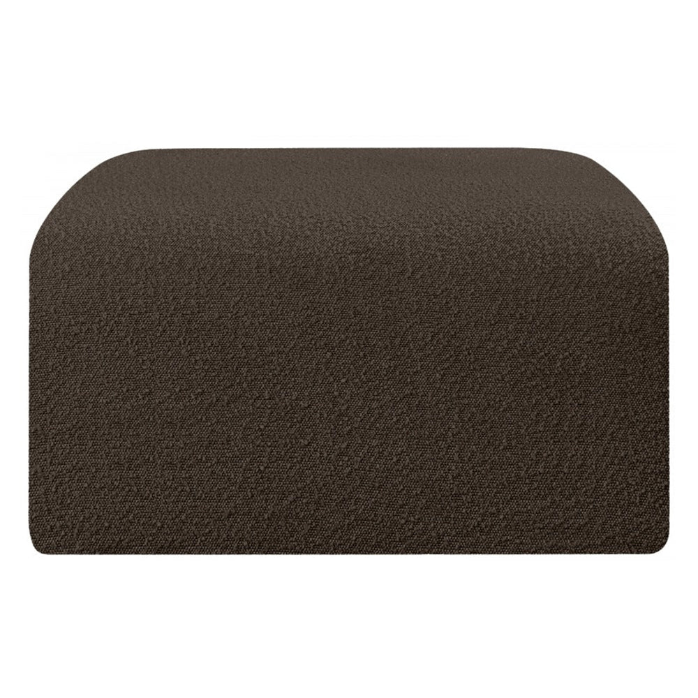 Arc Boucle Fabric Ottoman