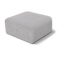 Arc Boucle Fabric Ottoman